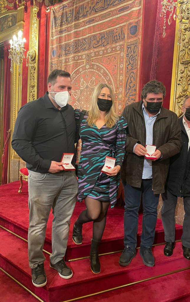 EDUARDO, MAIKA y OSKAR, GALARDONADOS CON LA MEDALLA DE PLATA AL M&Eacute;RITO DEPORTIVO DEL GOBIERNO DE NAVARRA 2021